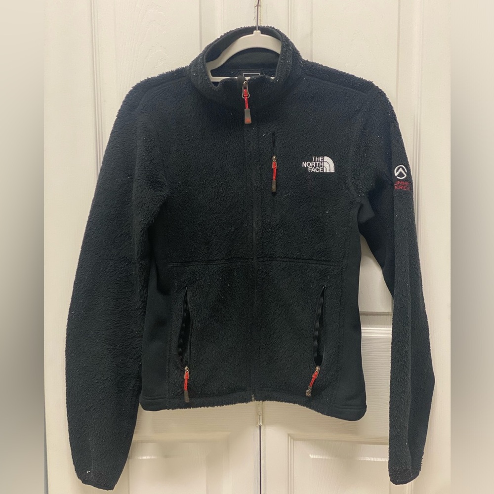 North Face Fleece Jacket Black Size Small